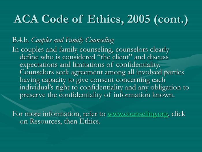 Ethics counseling enqueteurs aca