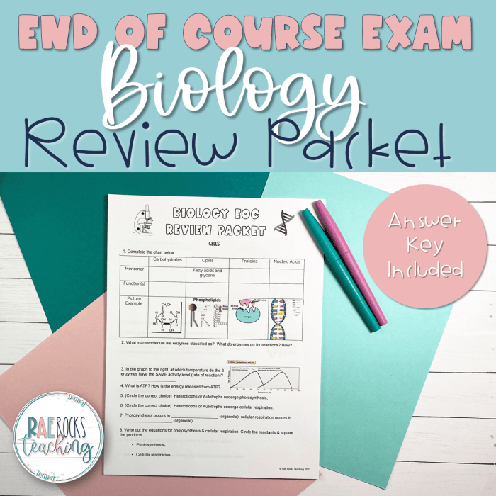 Eoc review packet biology answers