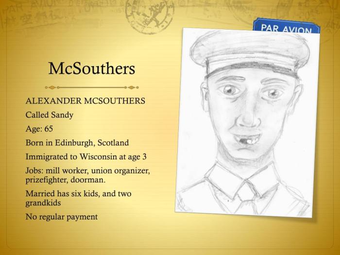 Sandy mcsouthers the westing game