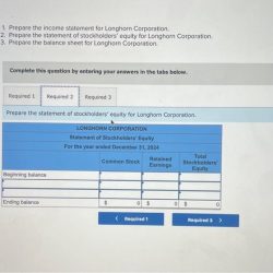 Corporation longhorn lo1 prepare statements financial 3a cost problem homeworklib citizens provides senior delivery low services food balance sheet