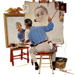 Saturday evening post artist known his whimsical pictures